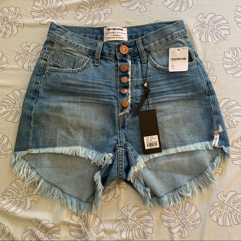 One Teaspoon high waist Bonitas, blue bone, sz 26